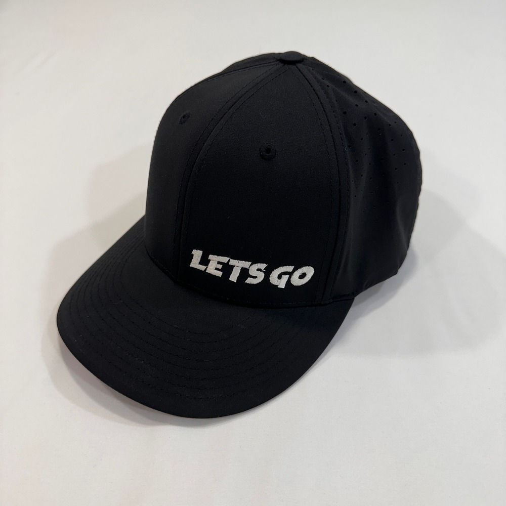 Richardson PTS30 Performance Team Series Men LG-XL Black LETS GO Hat | Sporty